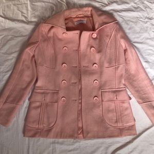 Pink New York and Company Wool Jacket